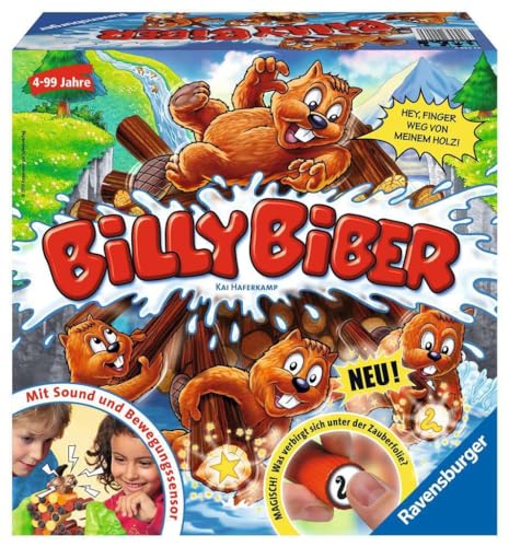 Ravensburger Billy Biber de 1 a 4 jugadores para niños de 4 años