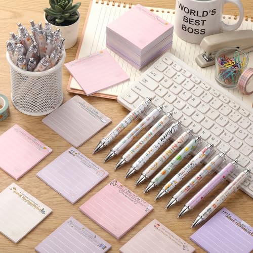 Cadeaux d'assistant administratif à encre fluide et notes repositionnables - 4