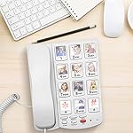 Big-Button-Phone-for-Seniors-Home-10-Pictured-Big-ButtonsWired-Simple-Basic-Landline-Telephone-for-Visually-Impaired-Old-People-with-Large-Easy-Buttons-Emergency-House-Phones