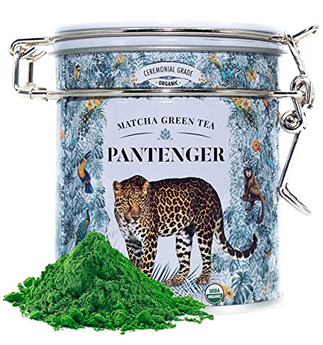 Pantenger Matcha 1 Oz Pouch And Pantenger Matcha 1 Oz Tin. Matcha Green Tea Powder Ceremonial Grade. Usda Organic. #TOP2