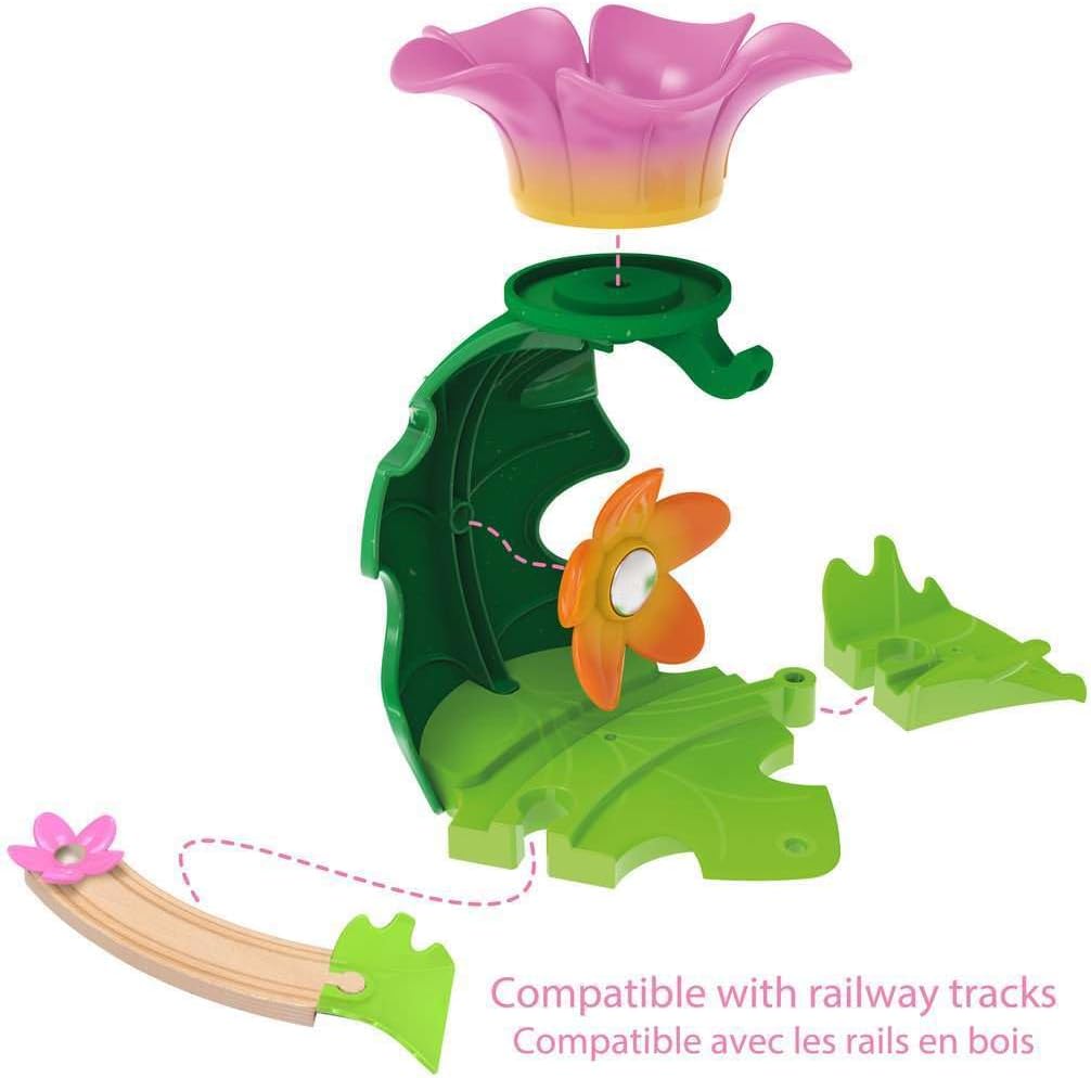BRIO Flora Azalea Flower Swing - Charming 11-Piece Interactive Build & Decorate Playset for Imaginative Play - Ages 3+