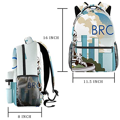 Petit sac à dos Manhattan avec poches fini le désordre - 2