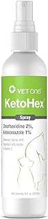 KetoHex Antiseptic Spray with Dermatological Condition for Dog Cat & Horse 8 oz.
