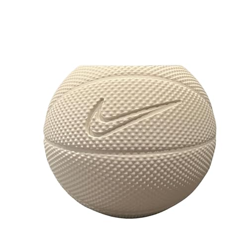 Miniatura 3 de Basketball Planter Pot WHITE 3D Printed - Plant Pot for Indoor Plants -Unique planter for indoor with Drainage hole - (WHITE) MADE IN USA
