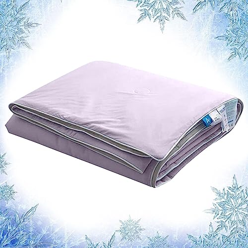 fanelod Decke, kühlende Faser-Bettdecke, bequem, weich, kühlende Decke, leichte Decke für Nachtschweiß, Erwachsene und Kinder