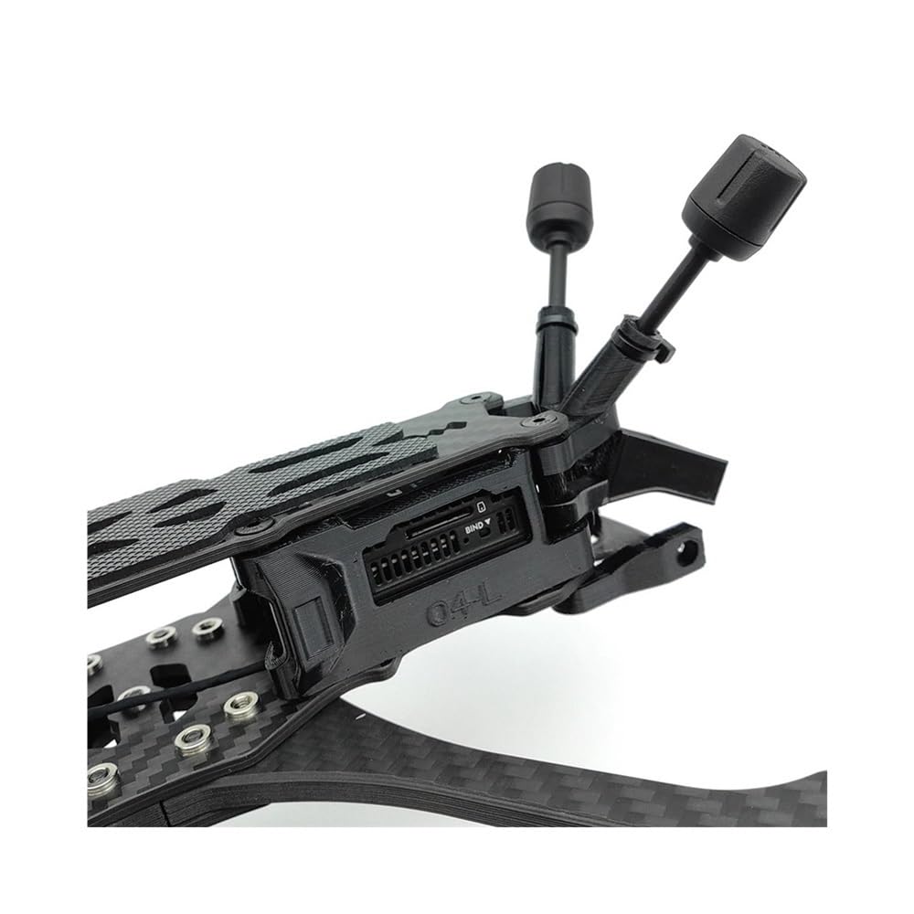 MARK5 O4 PRO - Kit de marco de carbono de 5 pulgadas para dron FPV de 2.5 mm, placa de hélice de soporte (kit de marco CC negro)