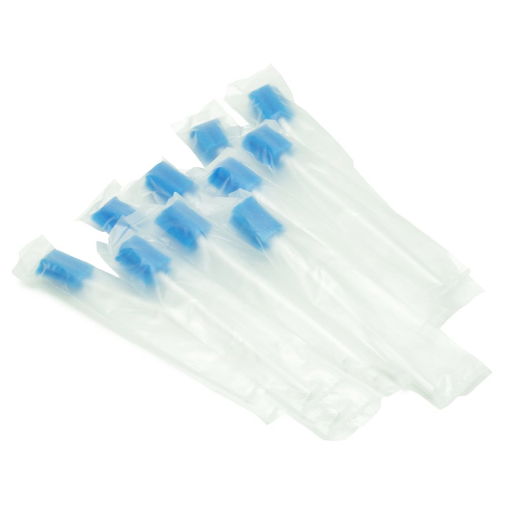 Varillas de algodón estériles desechables para micropúas de espuma dental para uso médico oral - azul