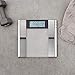 Vitagoods Form Fit Digital Scale and Body Analyzer-Tracks Fat, Weight, Muscle/Bone Mass, Water Weight-397 Pound Capacity, Silver 5 Pound