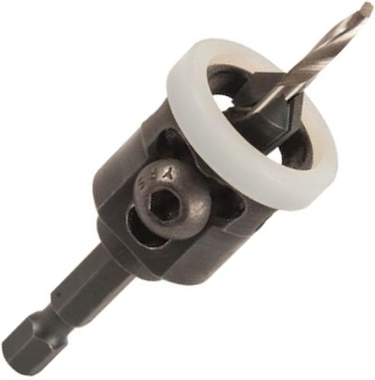 Snappy TCT No.10 Countersink with Depth Stop & 3.25mm HSS Drill, Quick Release System, SNAP/CSDS/10TC, Black