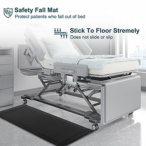Omecal MF20200104MM1 70 Inchx24 Inchx1/2 Inch Thick Medical Bedside Fall Safety Protection Floor Mat thumb #2