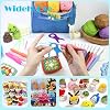 Yarniss Crochet Kits for Beginners - 840 Yards Yarn for Crocheting with 14 Size Hooks 2.0-10.0mm,Learn to Crochet Set with Bag&Accessories,Turquosie