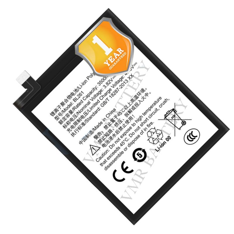 Image of Original BL261 Battery Compatible for Lenovo Vibe K5 Note (2016) (A7020a48, K52e78, A7020a40) - (3500mAh) - 1 Year Warranty - (Not Compatible for Lenovo K5 Note (2018)