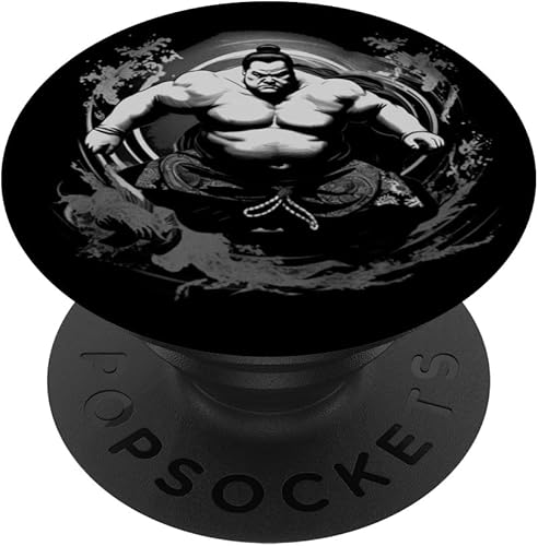 Sumo Wrestler Japón Sumo Fighter Lucha Libre Japonés Vintage PopSockets Estándar PopGrip