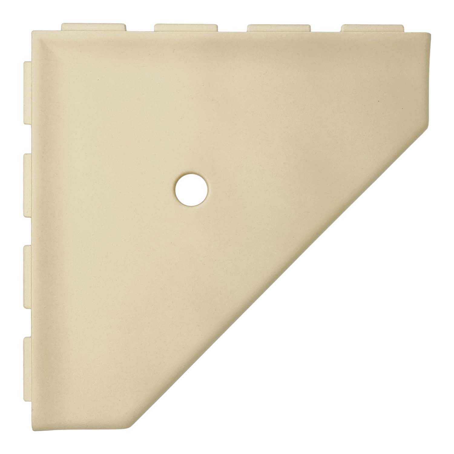 Questech Decor - Estante Esquinero De Ducha, Con Tapa Para Una Nueva Construcción, Estante Esquinero De Ducha Para Paredes De Azulejos, Organizador De Ducha De 10 Pulgadas, Negro Grafito