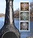 The Blue Rooster Grape Cast Aluminum Chiminea in Charcoal