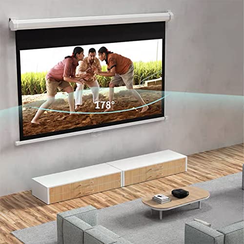 Pantalla de proyección manual de 60 pulgadas 16:9 miniatura 3