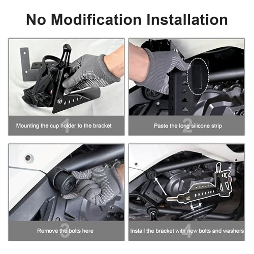 Soporte Ajustable Portavasos para Can-Am Spyder F3 2015-2025 miniatura 5