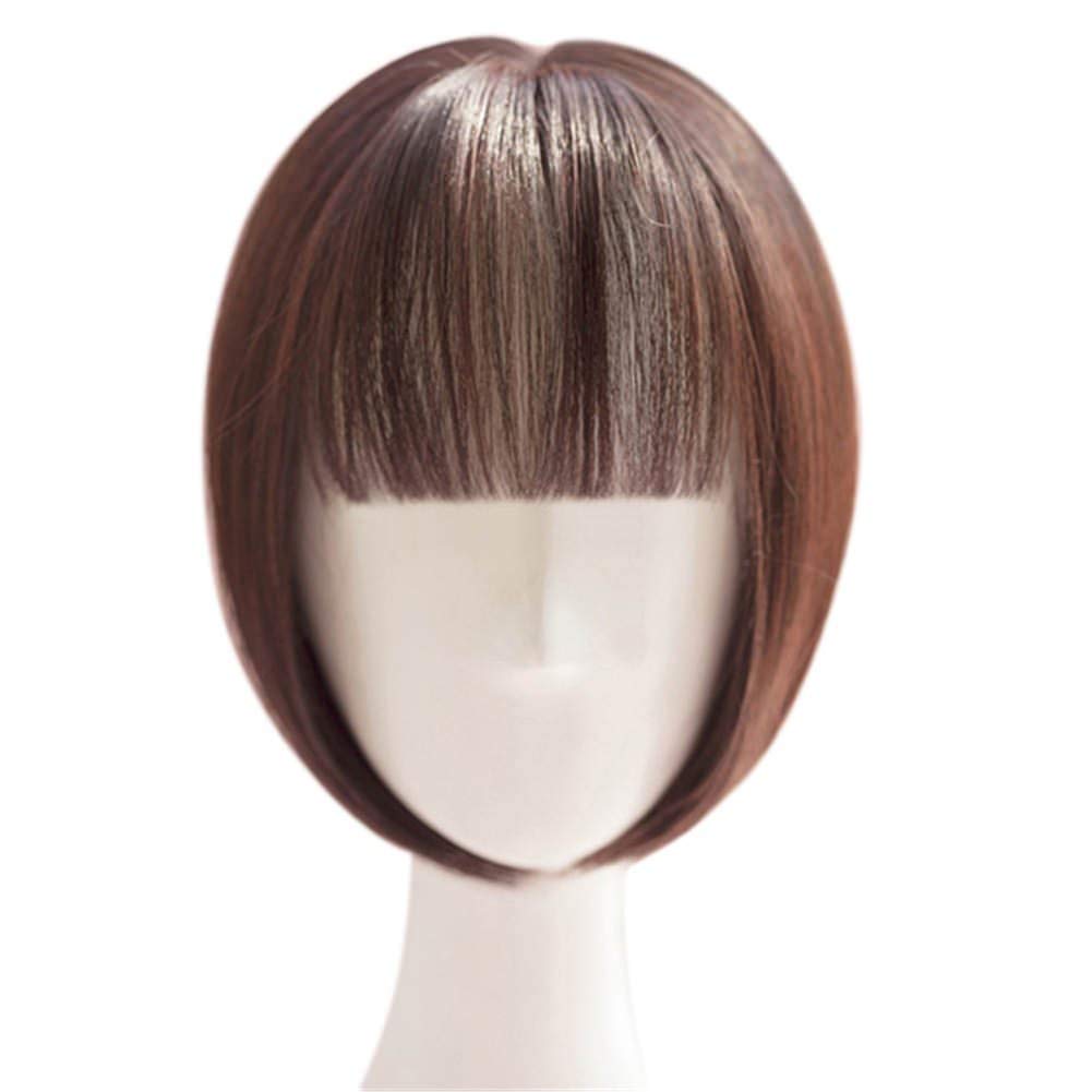Amazon.com : Short Straight Synthetic Bob Hair Toppers 25cm  display picture 2