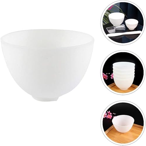 Miniatura 5 de EXCEART Tazón de mezcla de máscara facial, 3 unidades, tazones de mezcla de máscara facial de silicona, herramienta de mezcla de máscara de barro,
