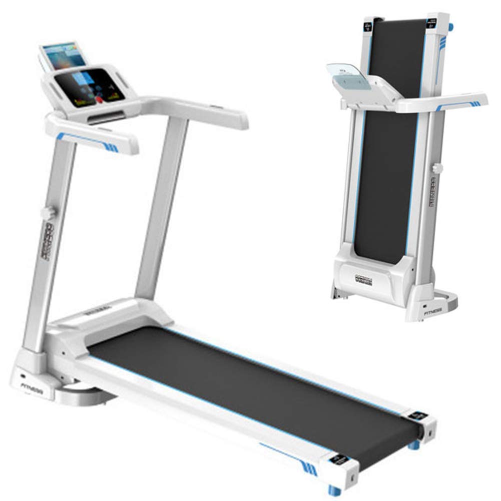 Xbnmw Foldable Treadmill Low Noise Walking Machine Cardio Fitness Equipment LCD Screen Display