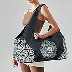 Yoga Mat Bag - Large Yoga Bag with Yoga Mat Strap, Zipper and Pockets - Yoga Bags and Carriers Fits All Your Stuff - Personalized Yoga Mat Bags for Women Fits Most Size Mats - Image 4