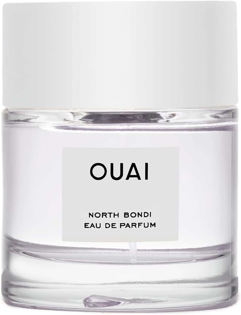 OUAI North Bondi Eau de Parfum - Elegant Womens Perfume for Everyday Wear - Fresh Floral Scent has Notes of Lemon, Jasmine and Bergamot with Delicate Hints of Violet and White Musk (1.7 Oz)