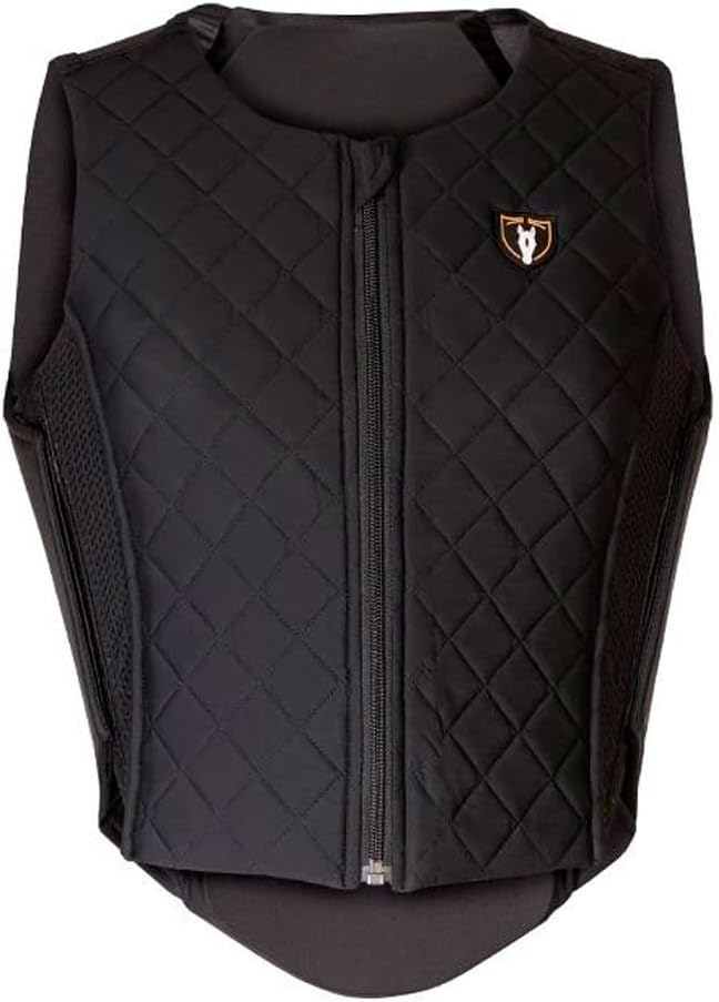 Tipperary Adult Lightweight Breathable Padded Moisture-Wicking Horse Riding Equestrian Contour Flex Back Protector