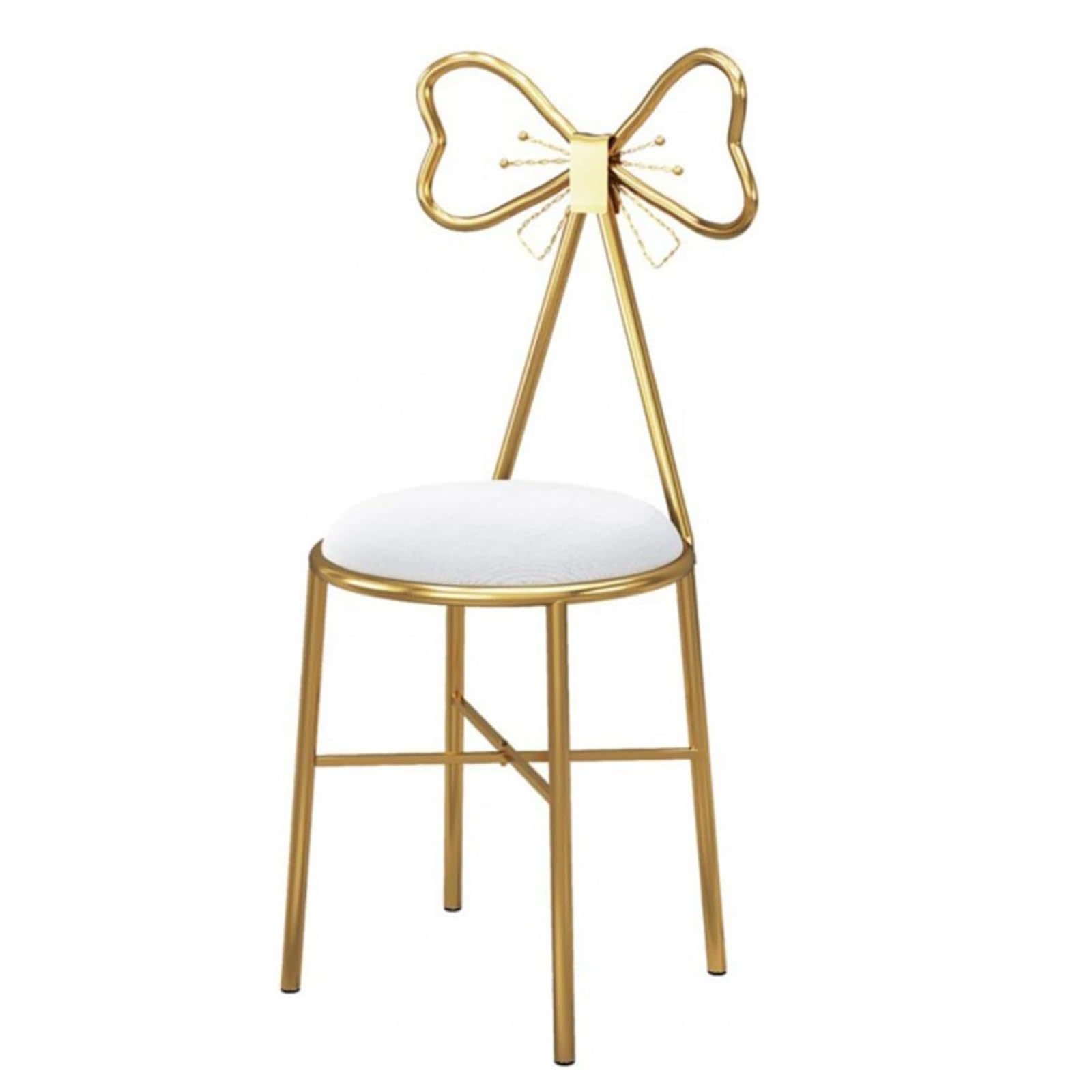 Silla de tocador infantil Creative Girls el regalo perfecto con respaldo lazo