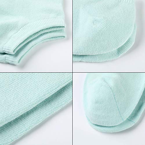 Image of MAGIARTE Womens Cotton Ankle Socks Low Cut Athletic Casual Mutil Color No Show Running Socks for Women