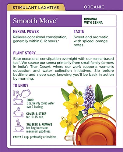 Traditional Medicinals Smooth Move Tea, Original 32 Count (Pack of 2) - Image 4