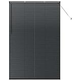 Store vénitien de fenêtre de qualité supérieure en aluminium robuste avec surface mate. Ce store vénitien durable convainc par sa qualité de matériau stable et sa composition respectueuse de l'environnement. La couleur noire et la surface mate ne reflètent pas trop la lumière et s'intègrent parfaitement dans les espaces de vie modernes. Idéal pour une utilisation permanente en intérieur (dimensions totales : 145 x 220 cm, poids : 2,1 kg).