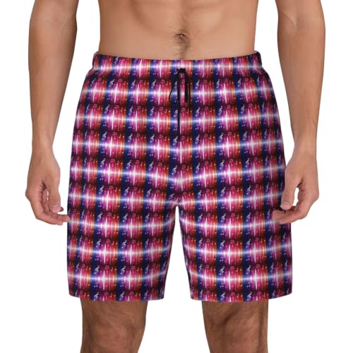Short de bain notes de musique pour homme maillot léger