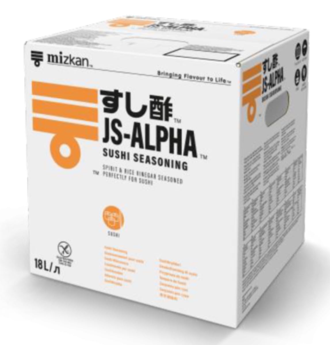 Mizkan Mirin Honteri 18L, Vinaigre de Riz Shiragiku 20L, Vinaigre de Céréales Suehiro 20L, Vinaigre Mélangé JS-47 18L et V JS-ALPHA 18L (18L, JS-ALPHA)
