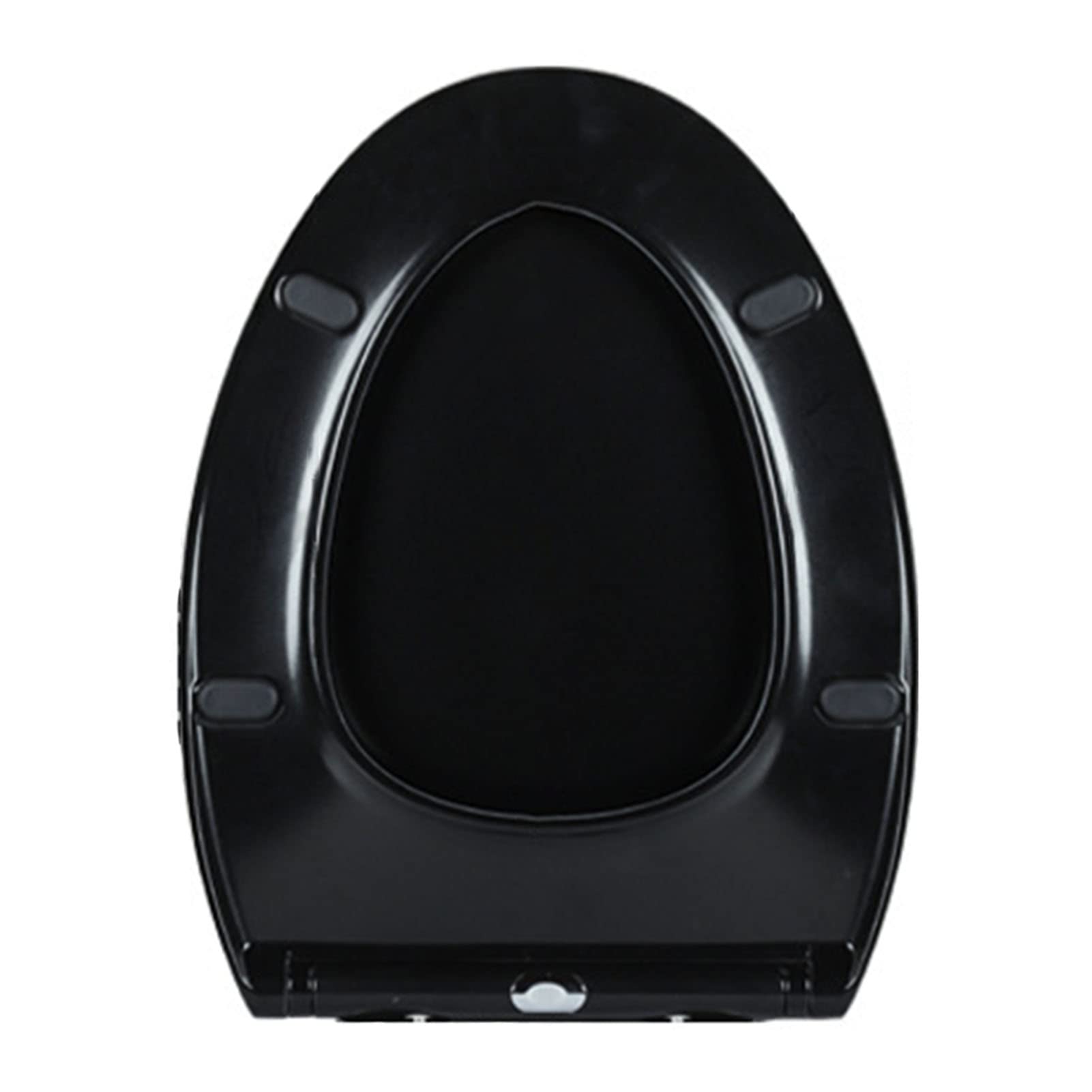 FLYIODFCXV Toilet seat, Silent Slow Drop, Design Toilet Lid Suitable to Elongated or Oval Toilets, Resin(C)