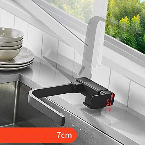 Robinet de cuisine eau chaude et froide escamotable pour évier compact - 6