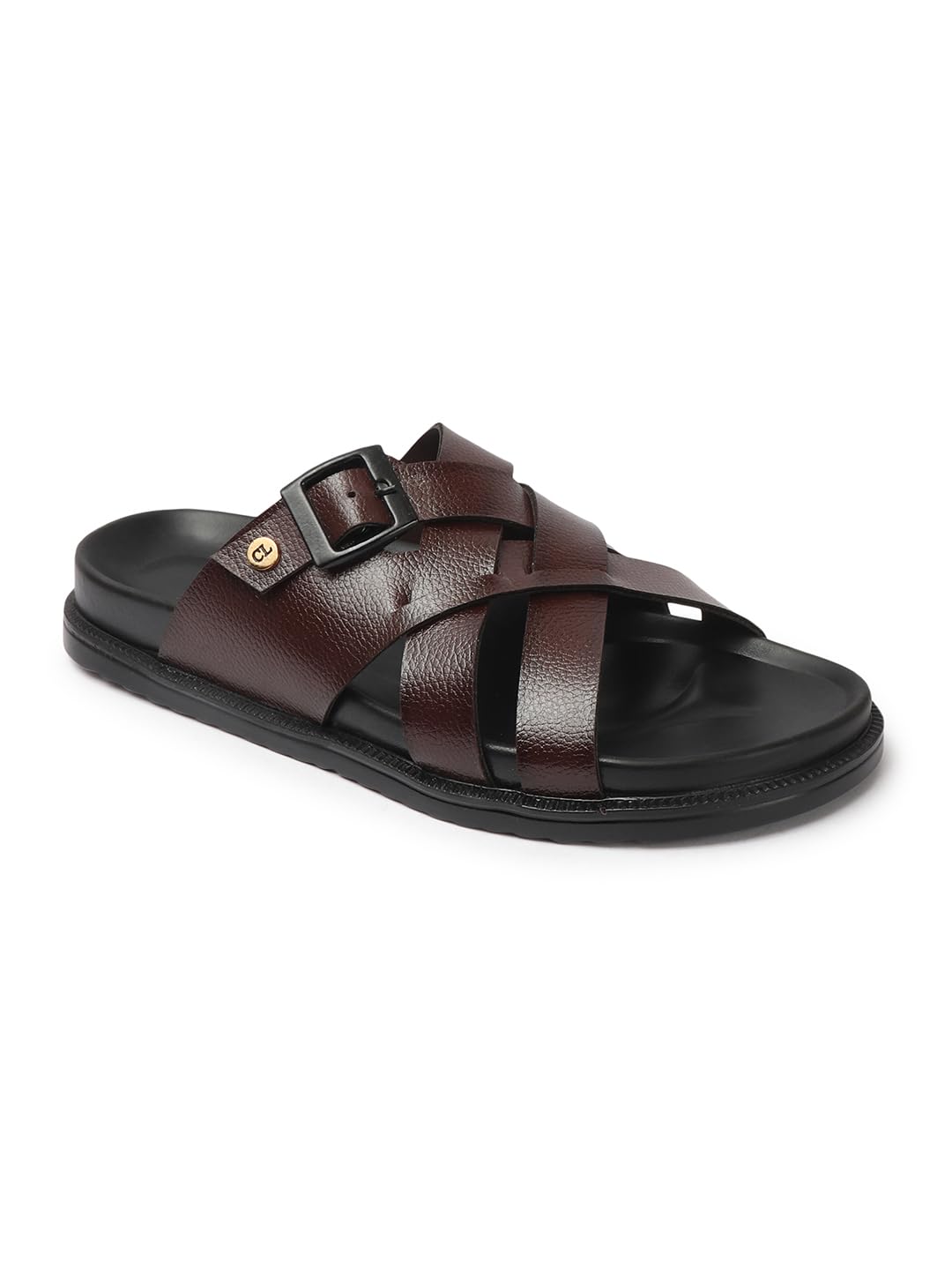 Men Comfortable,Flat,Round Toe,Buckle,fashion Sandal for Daily use and Casual use-image-30