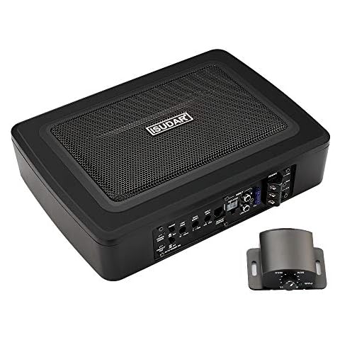 ISUDAR SU6901 Slim Subwoofer Activo para Coche con Amplificador Cover