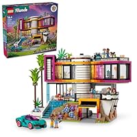 LEGO Friends Andrea's Modern Mansion Doll House - 4 Story Toy House Building Toy Set for Kids, Girls and Boys, Ages 14+ - Includes 11 Characters - Gift Idea for Birthdays & Holidays - 42639