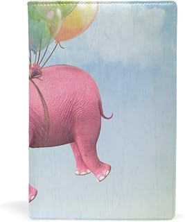 Funda elástica para libros de texto de hasta 8,7 x 5,8 pulgadas, sin adhesivos, color rosa Fácil de aplicar. Lavado y reutilizable