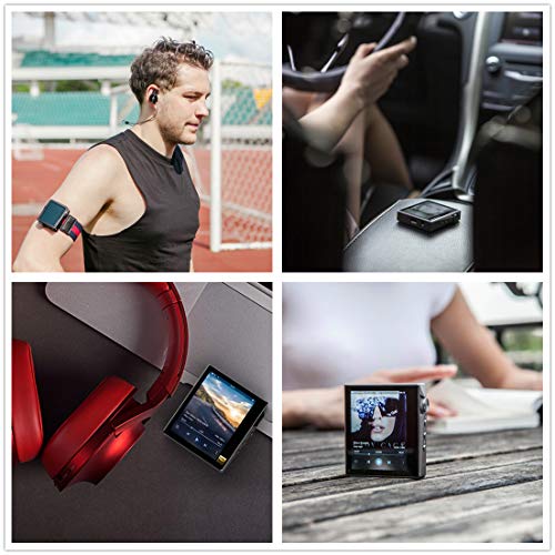 HIDIZS AP80 Hi-Fi Bluetooth MP3 Player, Portable High Resolution Digital Audio Player with LDAC/aptX/DSD, Lossless Music Player with Full Touch Screen (Gray) - Thumbnail 7