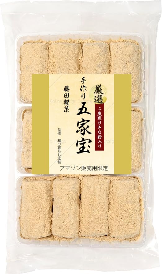 Amazon | 藤田製菓 手のし 五家宝 手づくり 埼玉銘菓 米菓 水飴 きなこ