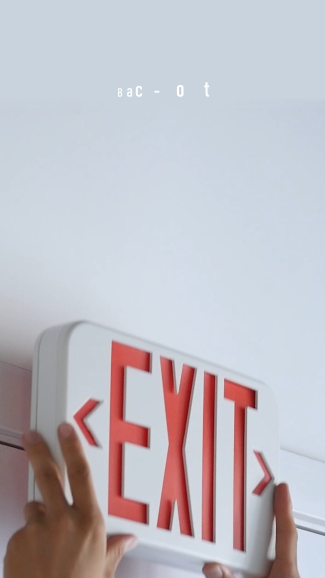TORCHSTAR LED Exit Sign, Emergency Exit Light with Battery Backup