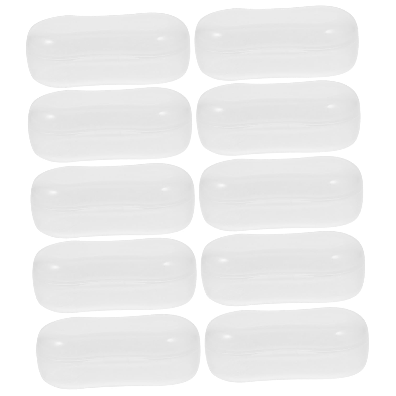 SOESFOUFU Finger Dog Toothbrush Box 20pcs Pet Brush Storage Portable Travel to Maintain