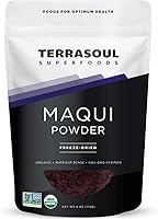 Vista 1 de Terrasoul Superfoods Organic Maqui Berry Powder, 4 Oz, Freeze-Dried, Antioxidant-Rich Superfood for Smoothies, Desserts, and Immune Support