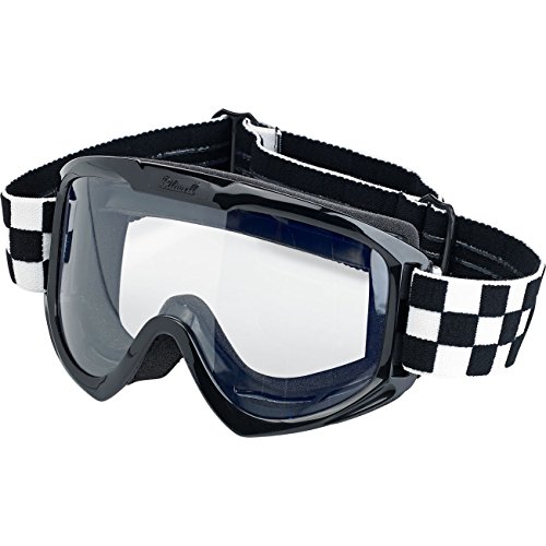 Biltwell Biltwell Lunettes de moto Motif damier Noir Taille unique Cover