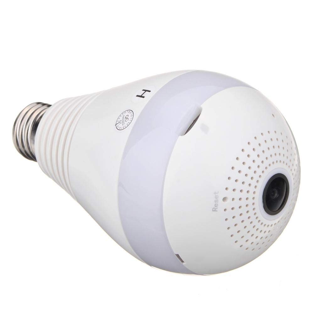 V380Pro Fisheye 360° Panoramic Wireless CCTV WiFi Camera Led Bulb with Bulb Holder - Supports 64gb Sd Card (Not Included)-image-11