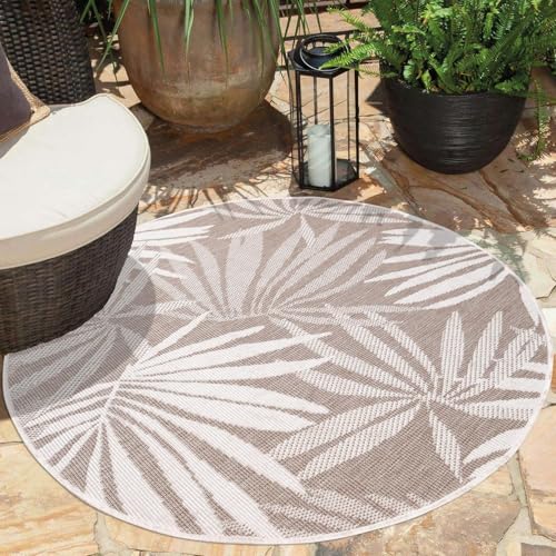 Tapis d'extérieur résistant aux intempéries et réversible floral - 8
