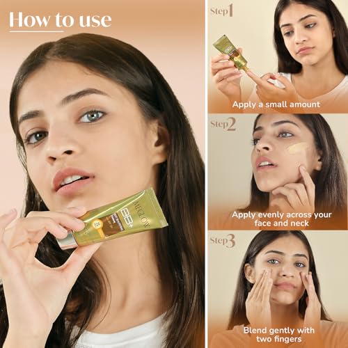 Image of Meglow Best Beautifying BB+ Cream with SPF 15+ for Face Makeup | Skin brightening Cream for Instant Glow - Pack of 2 (30g each)