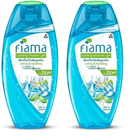 Image of Fiama Cooling Shower Gel Menthol & Magnolia 250 ml (Pack of 2)