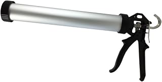 DM60 Cartridge Press Hose Bag Espress, 290/300/310/400 & 600ml Hand Pressure Gun, Silicone Gun Aluminum/Steel, Hybrid Construction 24:1 Interchange for Silicone, Acrylic, Glue, Mortar and Much